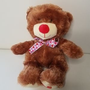 HugFun Stuffed Animal Teddy Bear with Bow